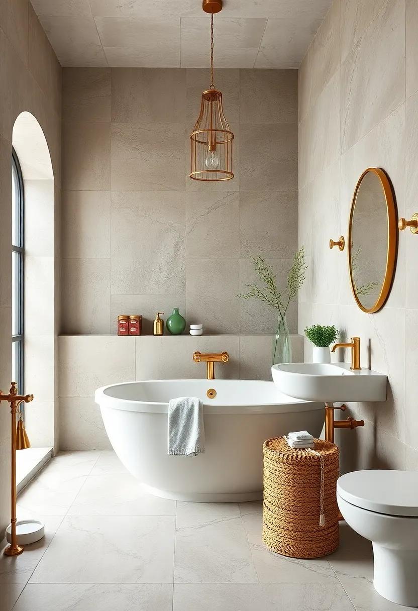 25 Timeless Vintage Bathroom Decor Ideas Featuring Elegant Brass Fixtures