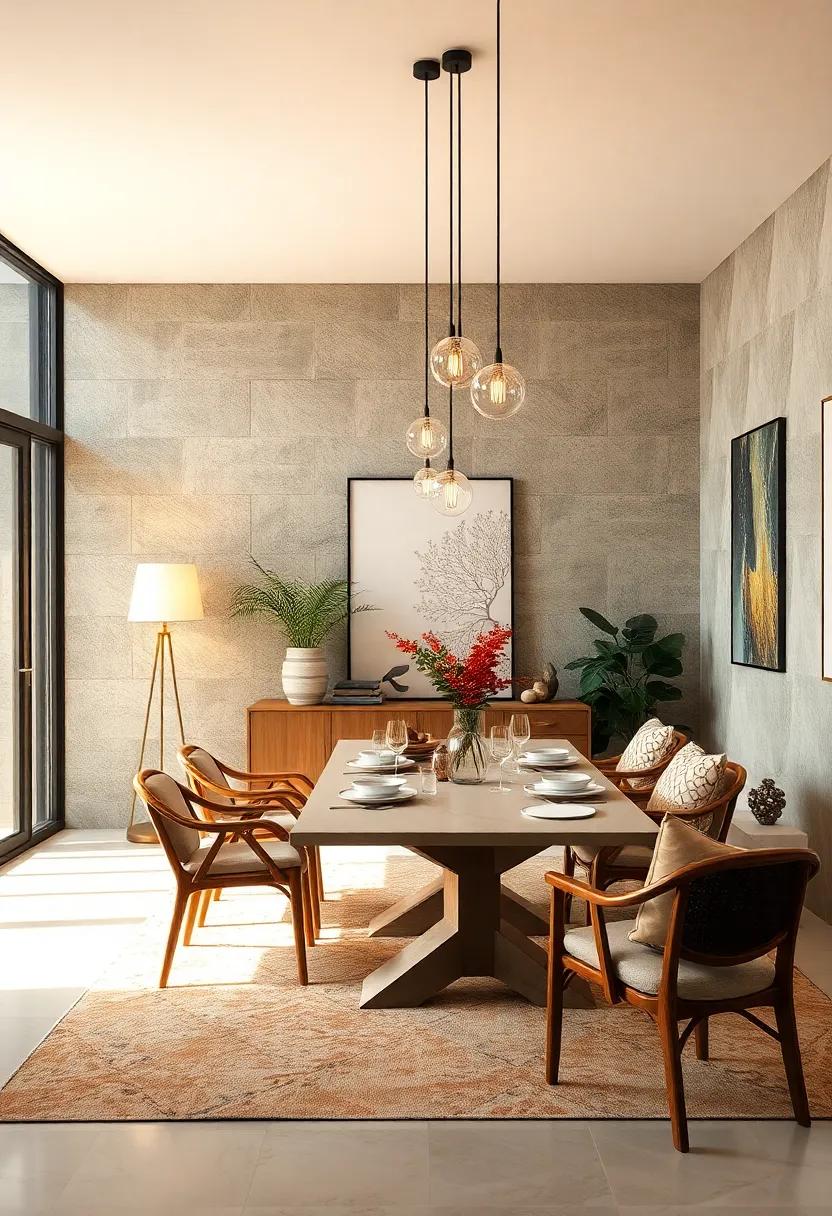 Layered Lighting: Use various light sources, such as floor lamps and string lights, to create an inviting atmosphere