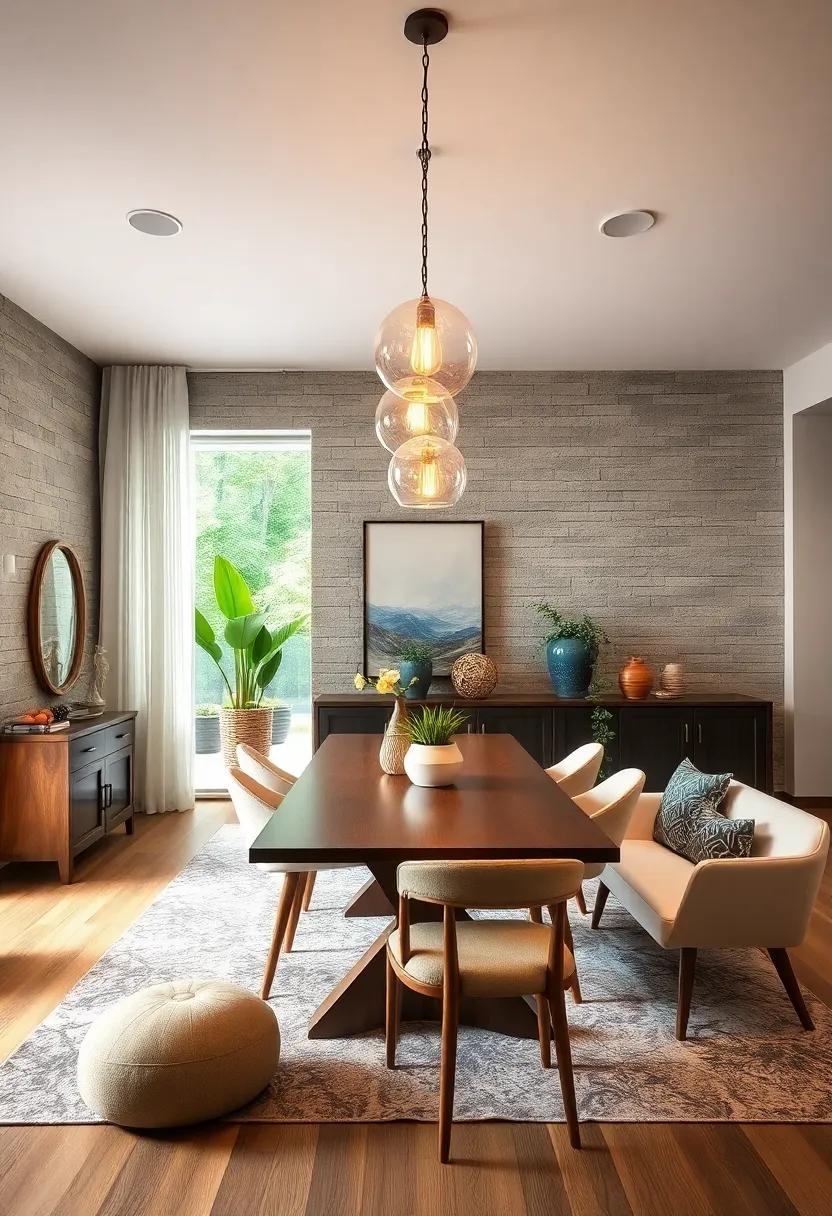 Lighting Upgrade: Replace outdated light fixtures with stylish, budget-friendly alternatives like pendant lights or string lights