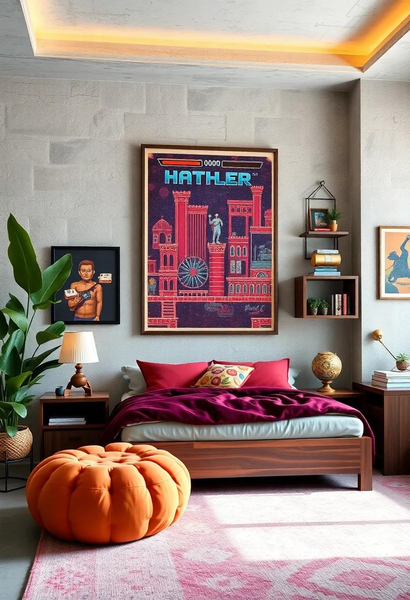 Retro Video Game Art: For gaming enthusiasts, vintage video game posters that pay homage to classic arcade games can add a playful retro touch
