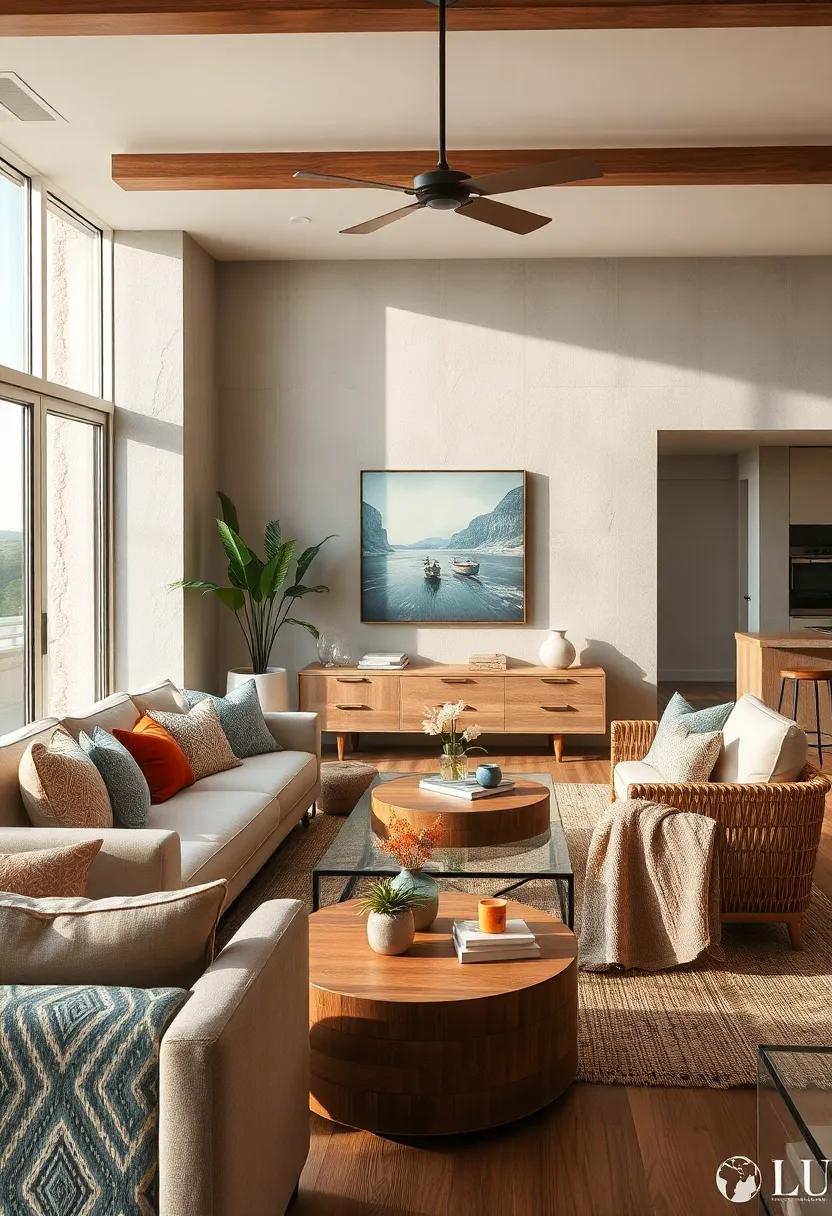 Open Layout: Foster an open layout that encourages flow and interaction, reminiscent of the free spirit that blends with coastal living