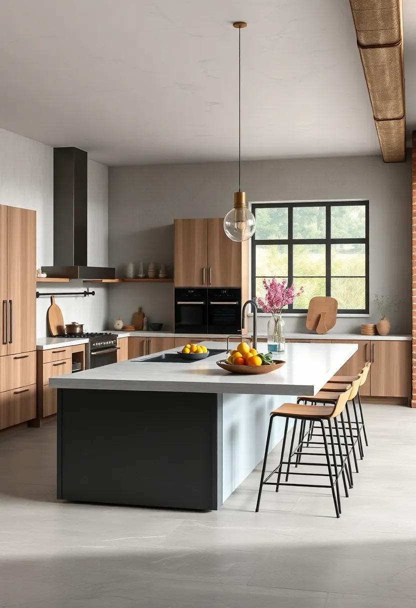The Minimalist Scandinavian Island: A trendy take on industrial design, this island highlights clean lines and neutral tones, promoting a serene and stylish cooking environment