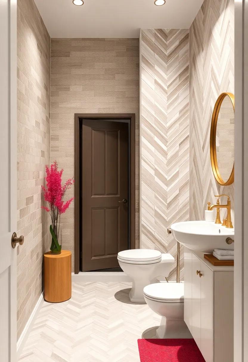 Classic White Wash: Emphasize a fresh, clean aesthetic⁤ with whitewashed ​natural wood for a timeless​ herringbone design