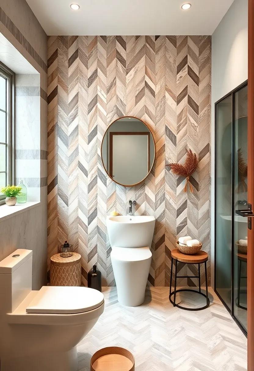 Natural stone: Incorporate natural stone tiles in a ⁤herringbone pattern ‌for an⁣ organic touch that exudes sophistication and elegance