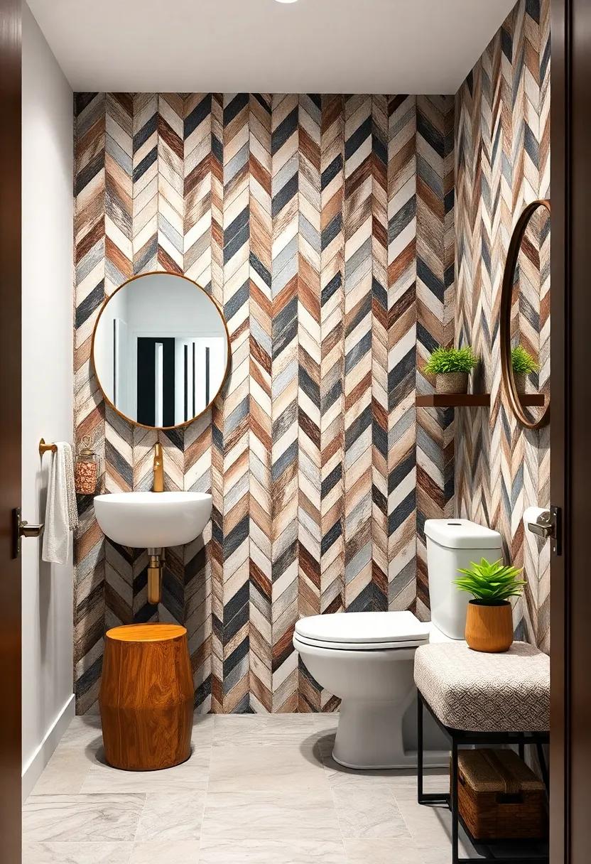 Artistic Murals: Commission an artist for a hand-painted herringbone mural that​ captures attention​ and provides a unique conversation starter