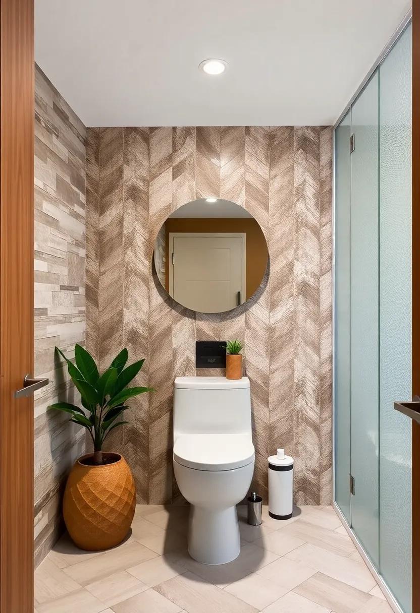 Frosted Glass Panels: Incorporate frosted‌ glass panels in ⁤a herringbone layout to maintain privacy while adding an elegant touch