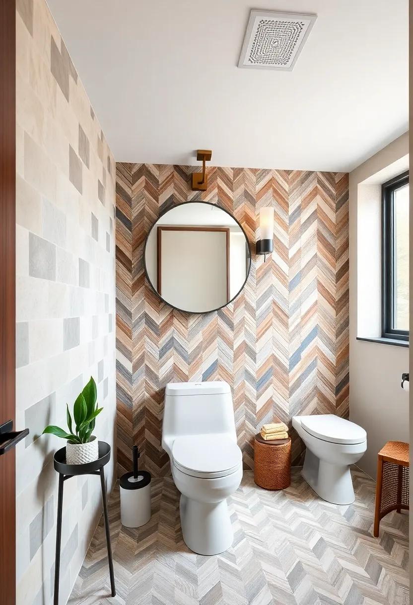 Mixed Media: Combine wood,⁣ tile, ⁤and even paint in‌ a herringbone design for a multidimensional and eclectic look