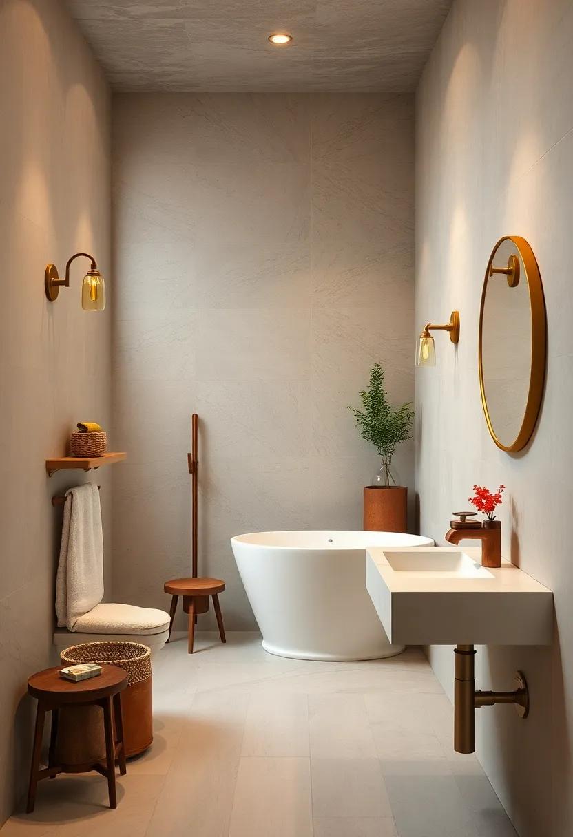 Antique Light Fixtures: Consider warm-toned, brass pendant lights or sconces to provide ambient lighting and enhance the retro vibe