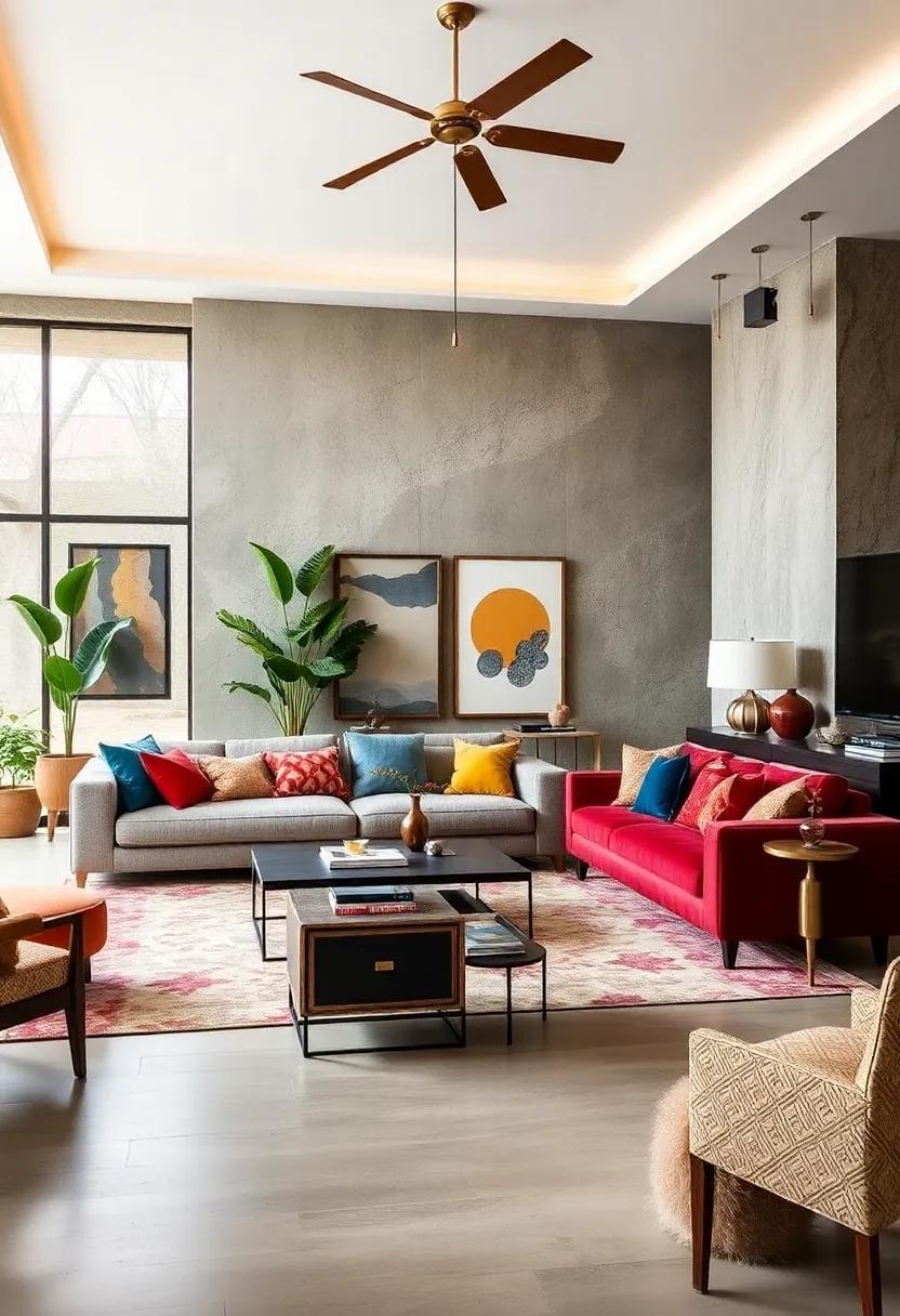 25 Unique Ideas for an Eclectic Living Room with Contrasting Furniture Styles