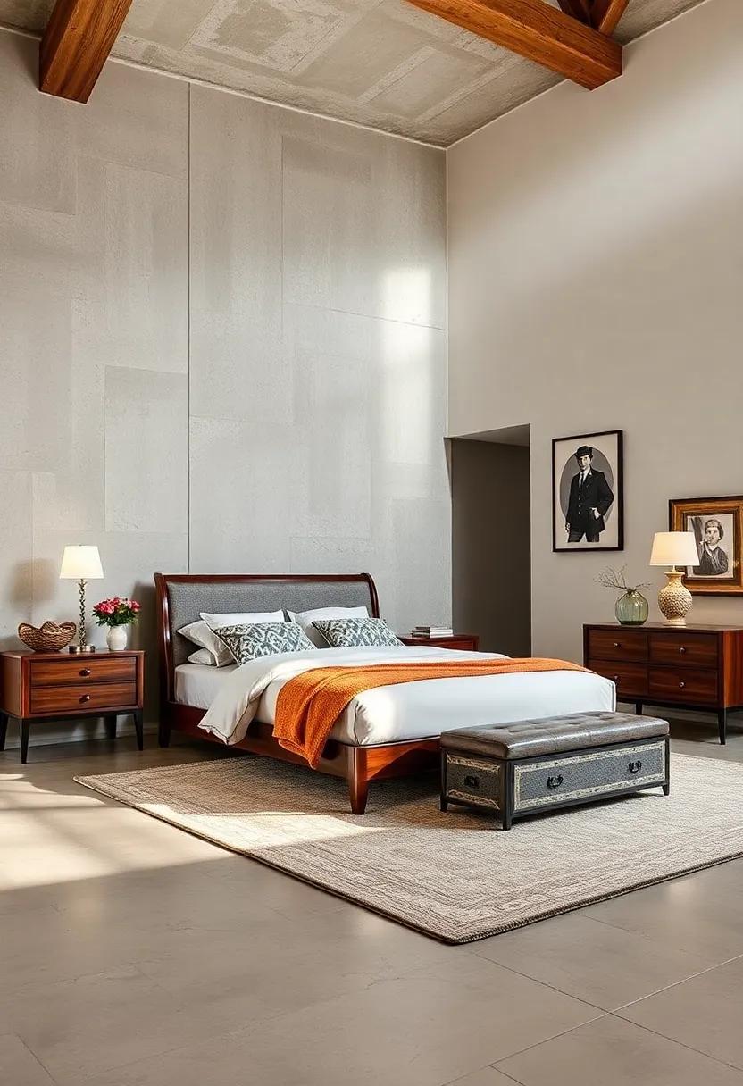 antique Ambiance: Add character ⁣to your bedroom with an antique‍ sleigh bed that ⁢embodies ⁤history and craftsmanship in ⁣every detail