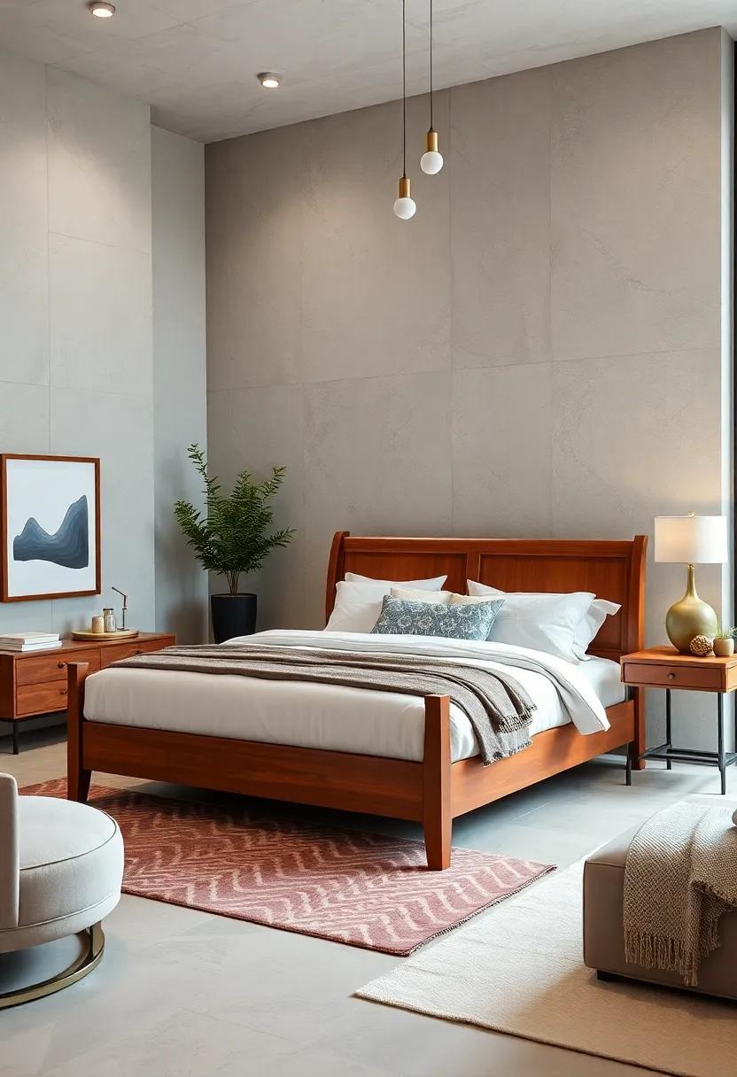 Classic cherry ​Charm:⁢ explore the ‍warm tones and rich‍ grains of a traditional cherry sleigh bed that‍ evokes timeless elegance