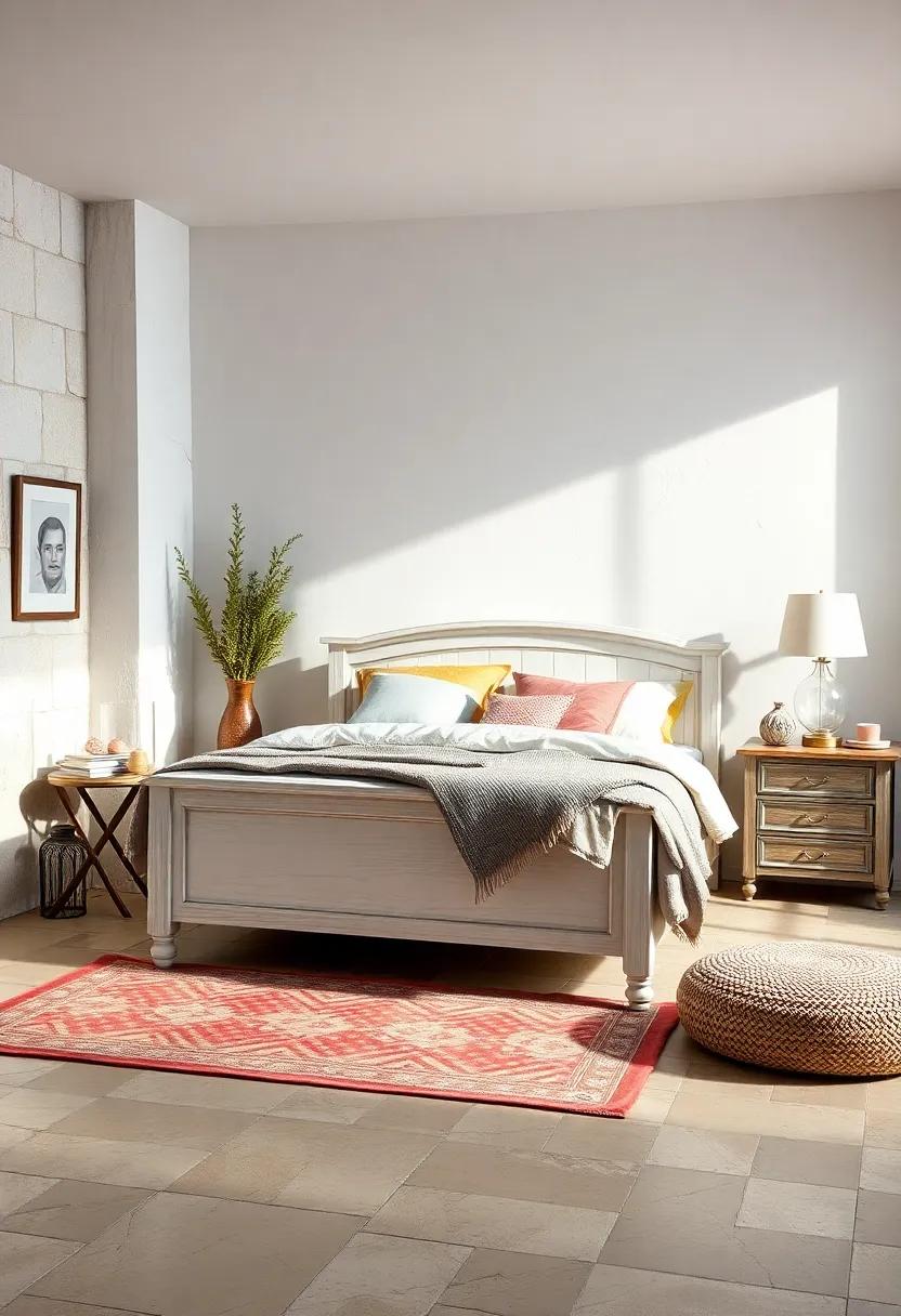 Romantic⁤ Whitewash: Embrace​ a ⁤soft, serene ‍atmosphere with⁤ a whitewashed sleigh bed,​ ideal for creating a light and fresh ⁢bedroom sanctuary