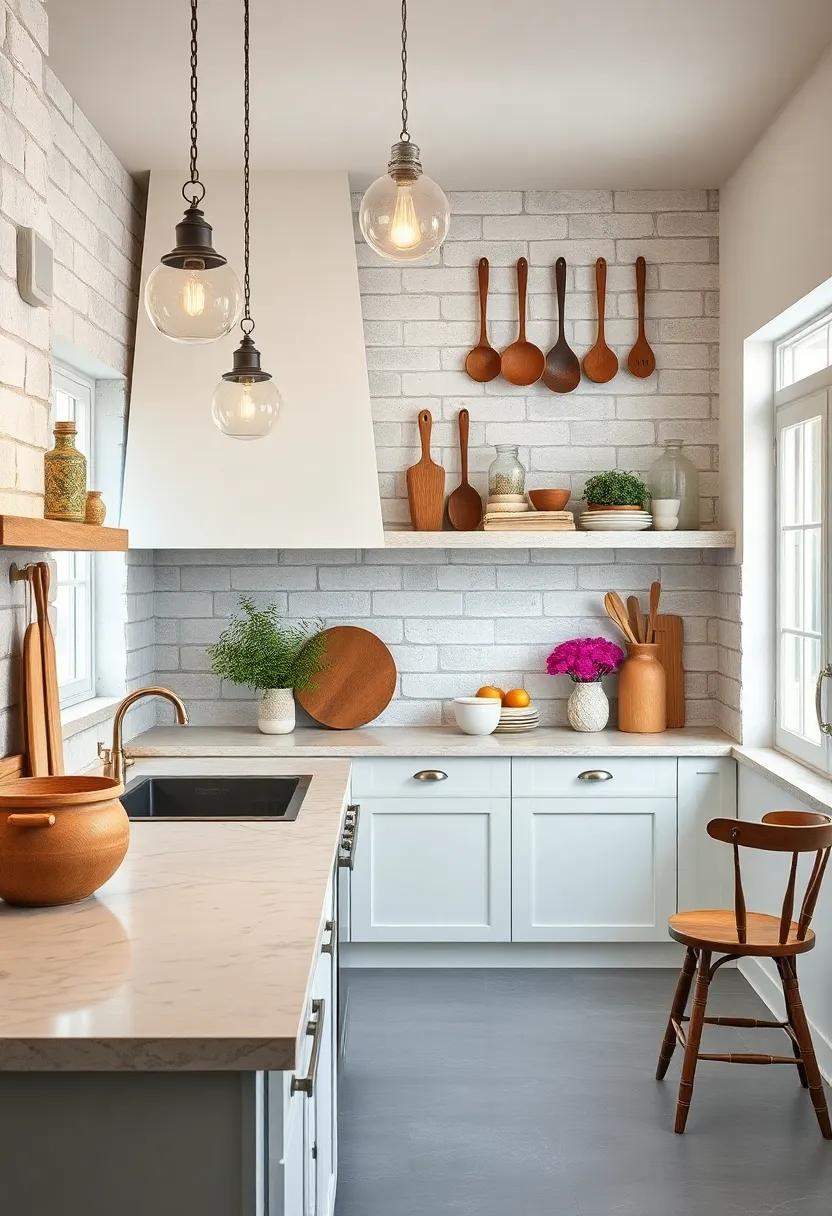 Use Antique Utensils: Integrate antique measuring cups, whisks, or wooden spoons into your decor for a nostalgic and charming vibe