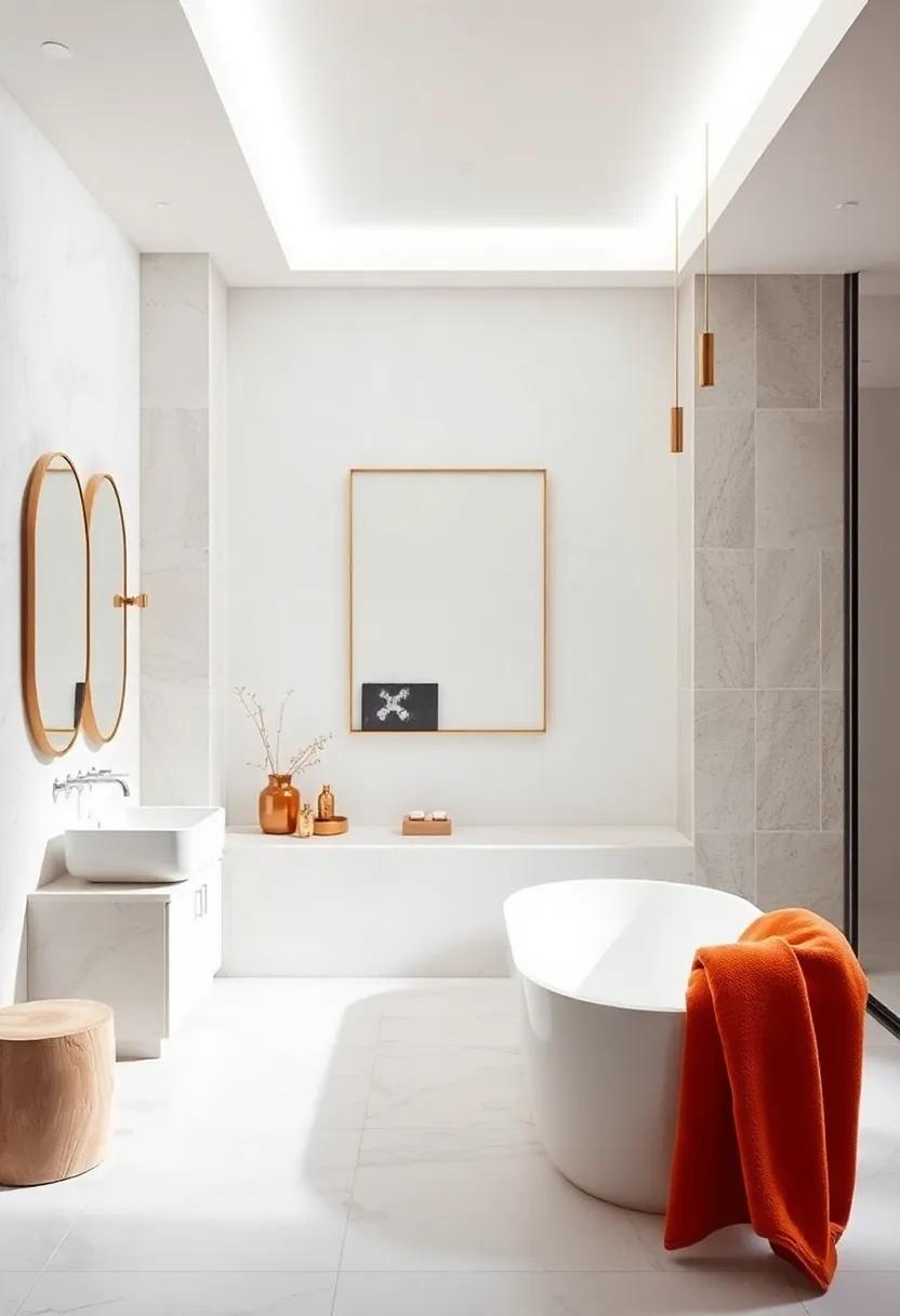 Minimal Artwork: Hang one or two pieces of minimalist art that resonate with your personal style, ensuring they are placed thoughtfully for impact