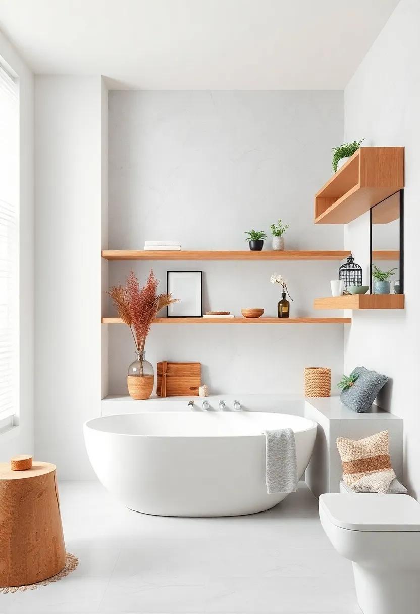 Open Shelving: Use open shelves to display select items or decorative accents, allowing for an effortless blend of functionality and style