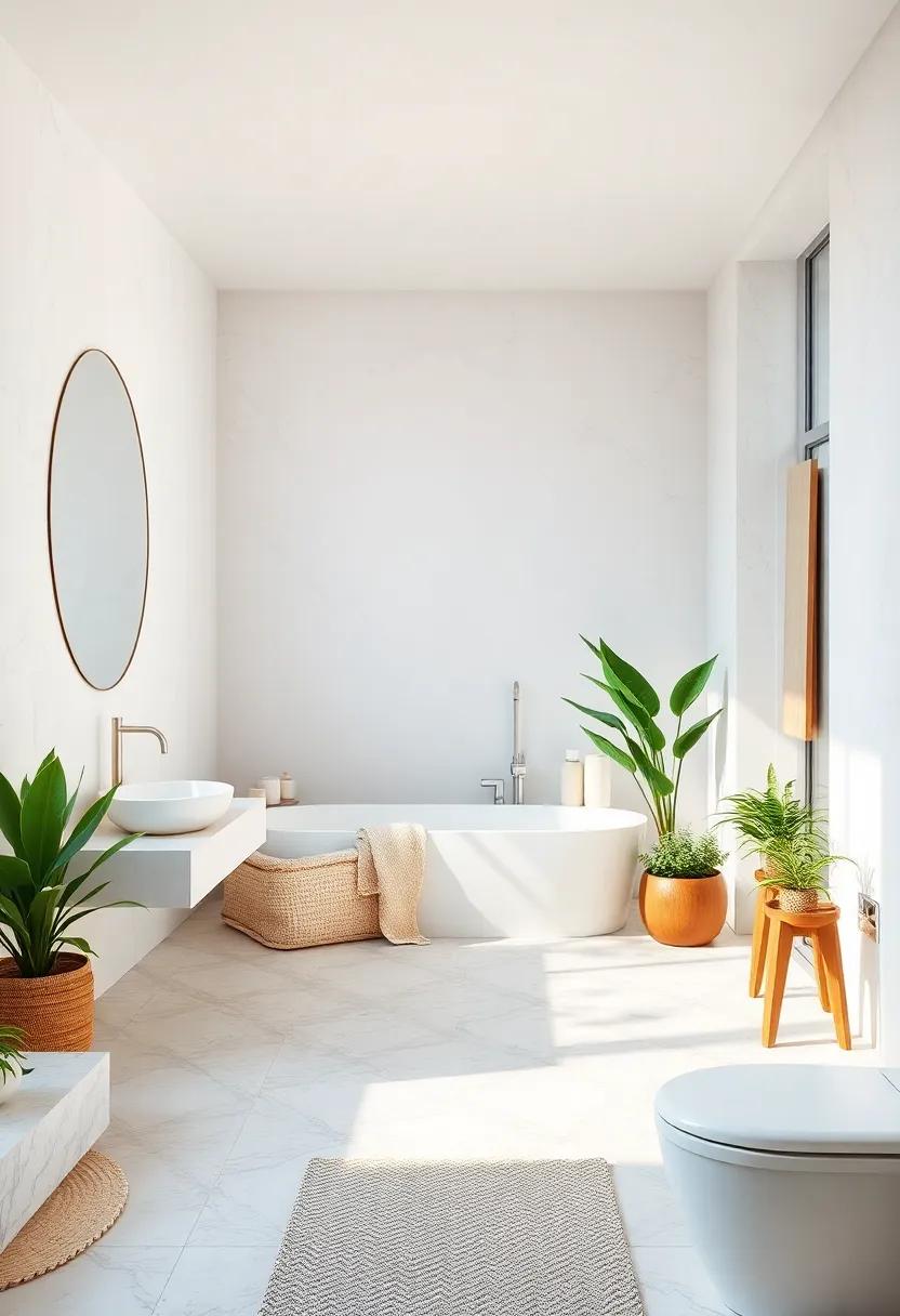 Zen-inspired Décor: Include a few plants like succulents or ferns; their greenery adds life and vibrancy while maintaining the minimalist ethos