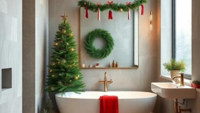 25 Festive Bathroom Decor Ideas to Transform Your Space This Christmas Season
