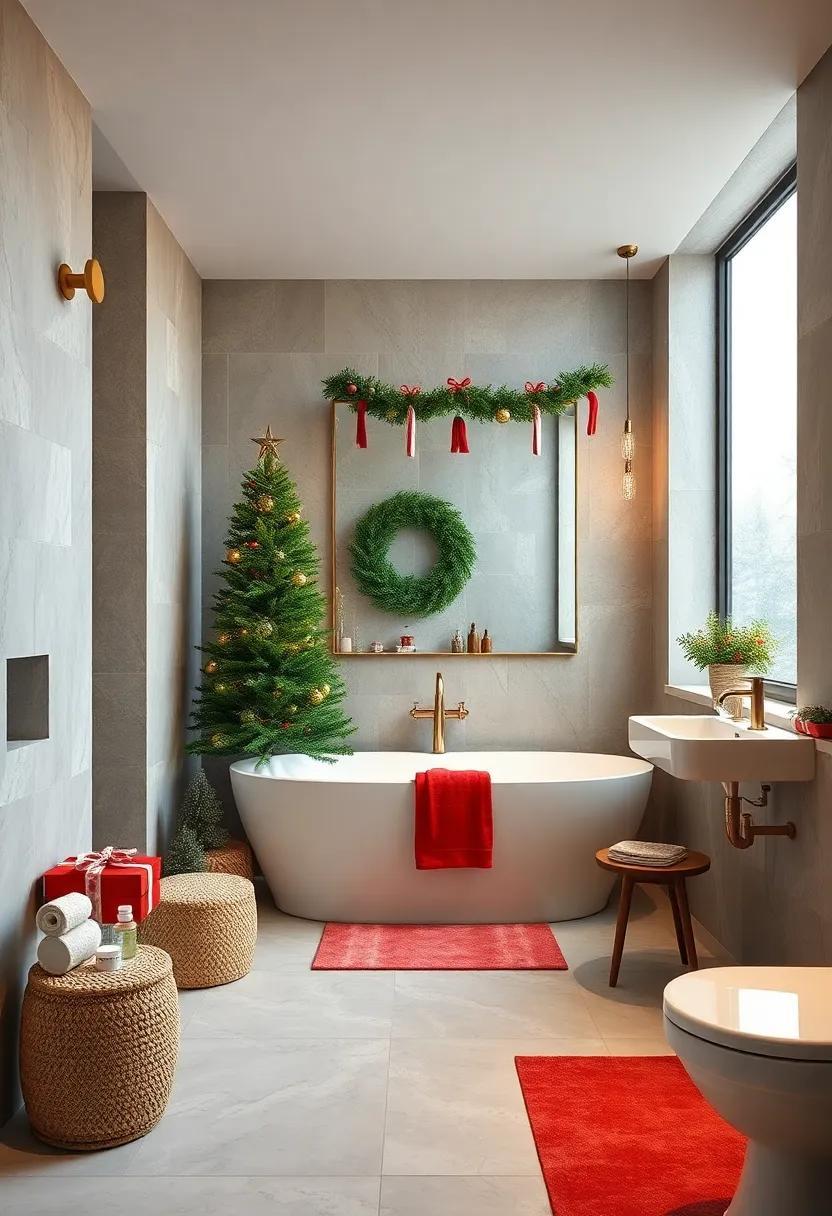 25 Festive Bathroom Decor Ideas to Transform Your Space This Christmas Season