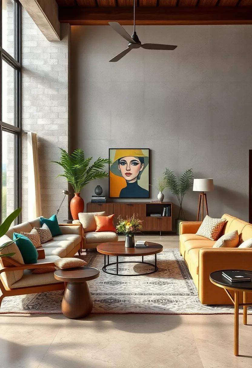 27 Inspiring Ideas for Creating an Eclectic Living Room with Mix-and-Match Furniture