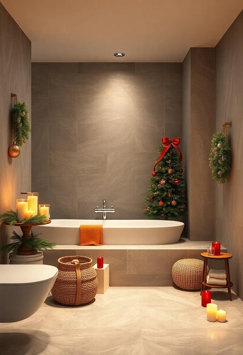 add scented candles in festive fragrances‌ like pine, cinnamon, or⁢ gingerbread to create‌ a warm⁣ atmosphere