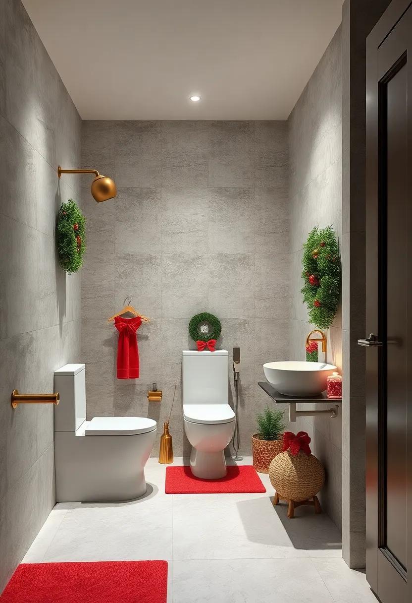 Set out a ⁤whimsical holiday-themed toilet⁢ paper holder for a lighthearted⁢ and fun approach to⁢ decor
