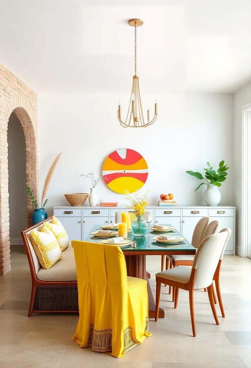 Bright Accents: Add pops of color with bright yellow or coral accents, reminiscent of beach umbrellas and sun-soaked afternoons