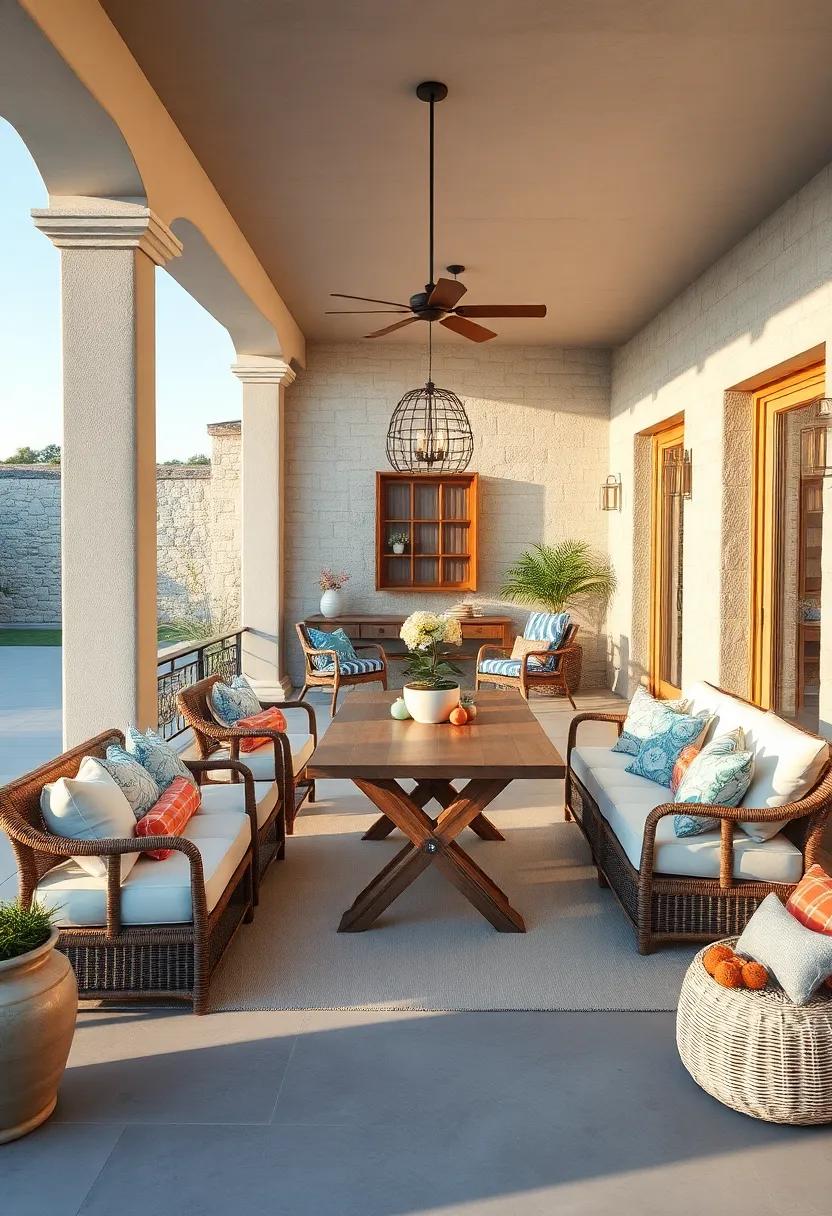 Outdoor Dining Charm: If space ​allows, set up an alfresco dining⁤ area with comfortable ⁤seating and coastal decor, offering a perfect spot for summer meals and sunset views