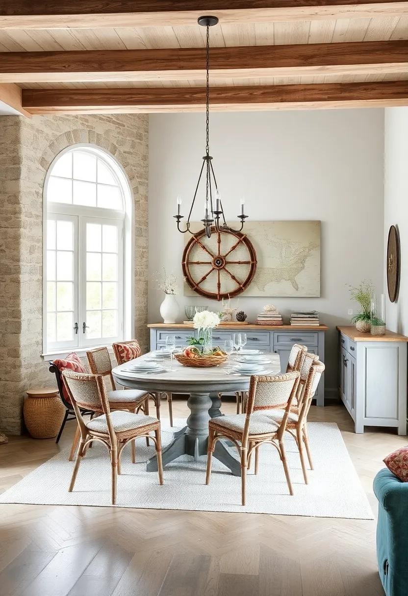 Vintage Coastal Finds: Incorporate antique or⁤ vintage pieces, such as​ a weathered ship wheel or old maps, to tell a story‌ of travels and adventures at sea