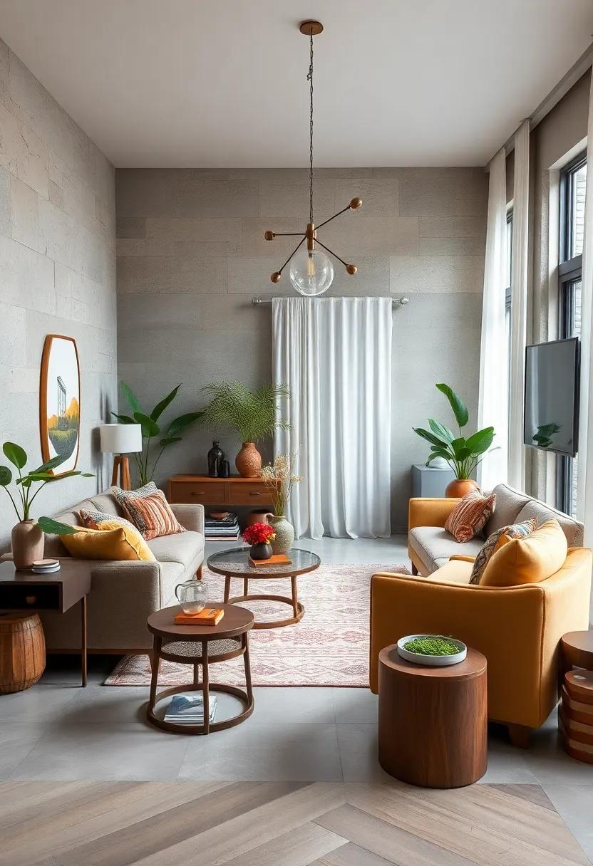 Incorporate a mix of scales: Use a combination of large and small decor items to create an engaging visual balance