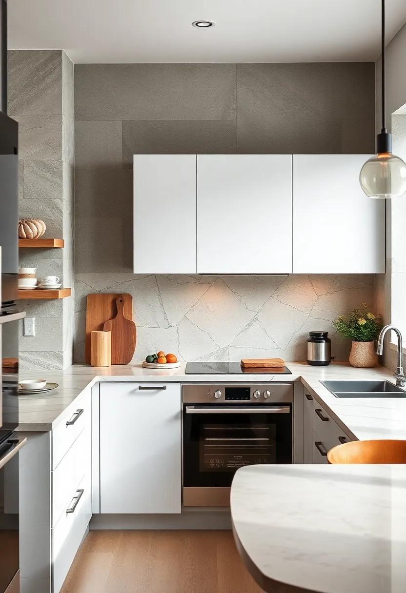 Go Bold with Backsplash: A stunning backsplash can serve as a focal point in a small kitchen, injecting style without overwhelming the space