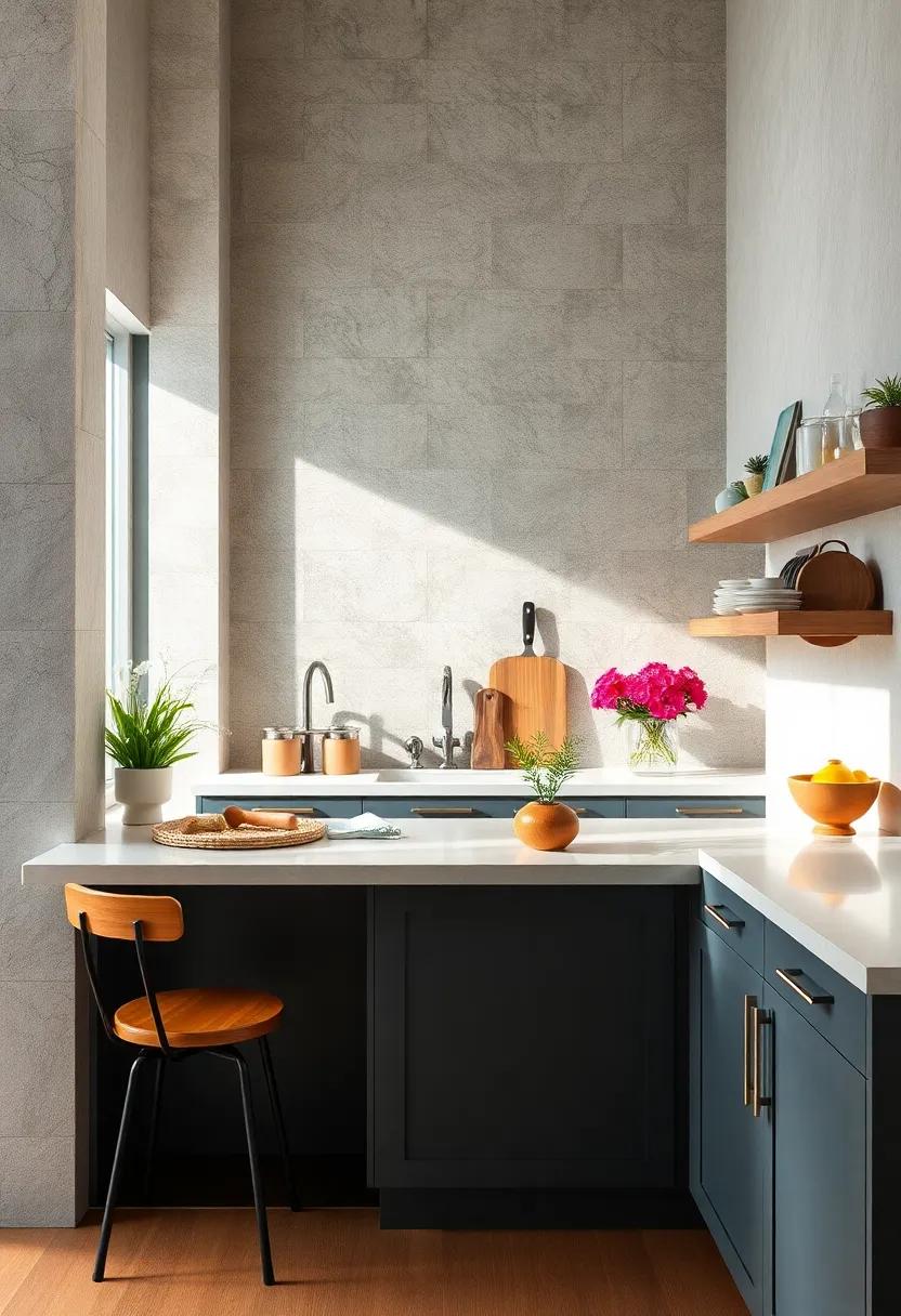 Install a Magnetic Knife Strip: Free up counter space and keep knives easily accessible by hanging them on a sleek magnetic strip