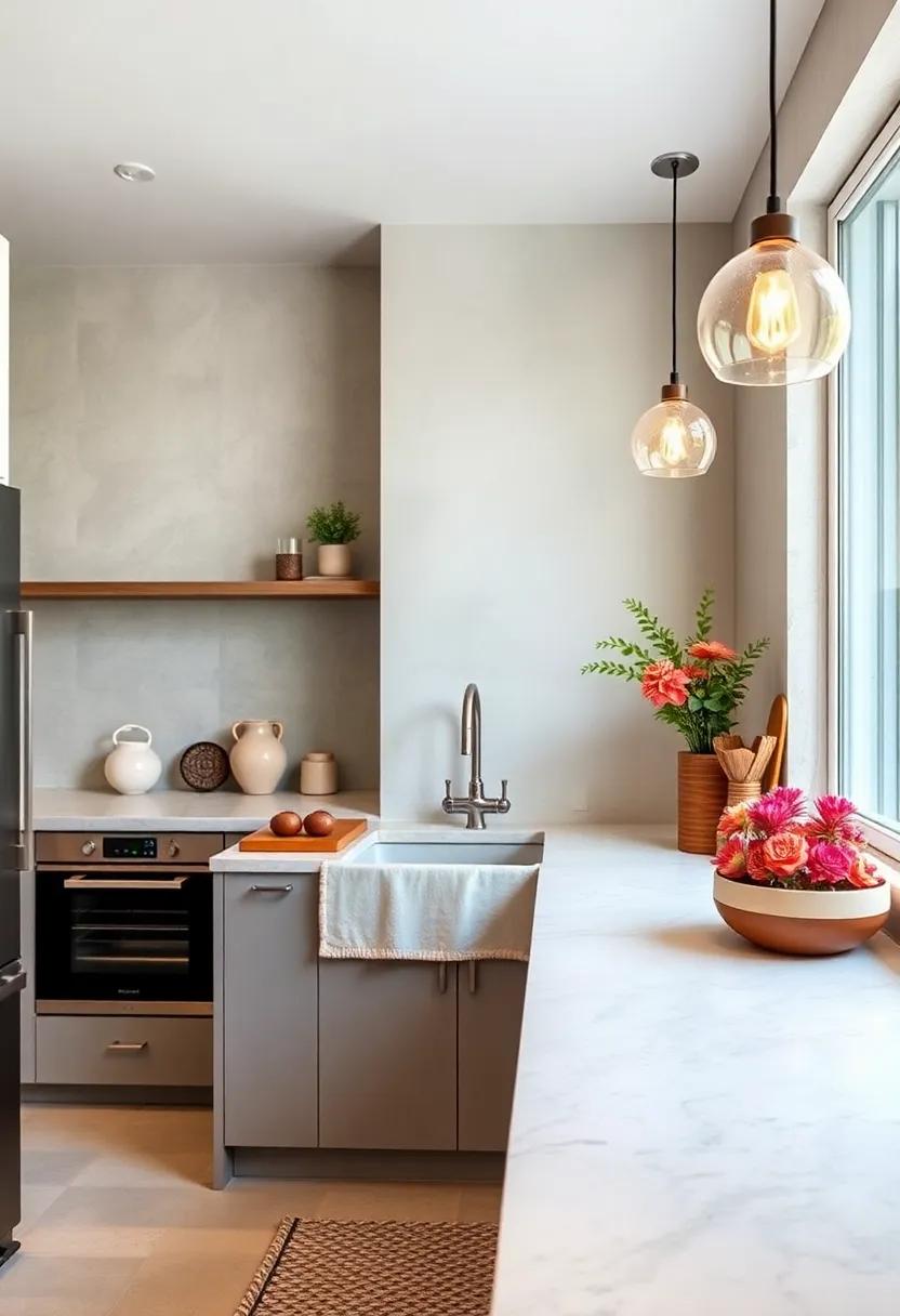 Opt for a Single-Basin Sink: A spacious single-basin sink offers more room for washing larger pots and pans while saving countertop space