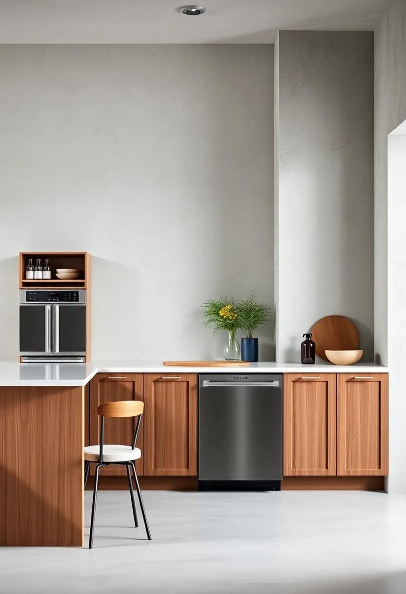 Opt for a Compact Dishwasher: Consider a slim or drawer-style dishwasher that saves space while keeping your kitchen functional