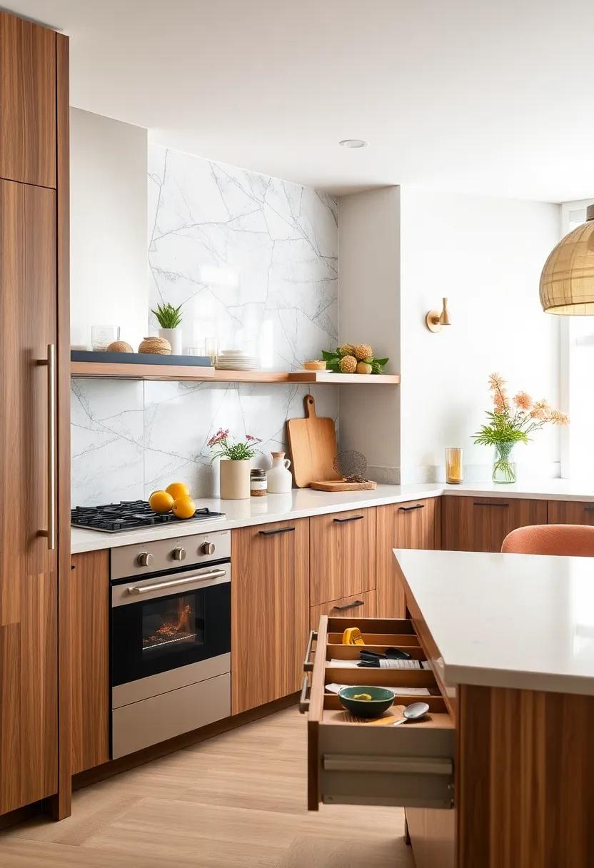 Utilize Drawer Dividers: Keep kitchen utensils organized and easily accessible by implementing effective drawer dividers for a neat appearance