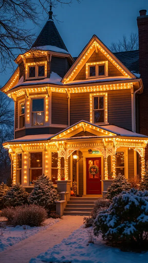 elegant sophisticated holiday lighting