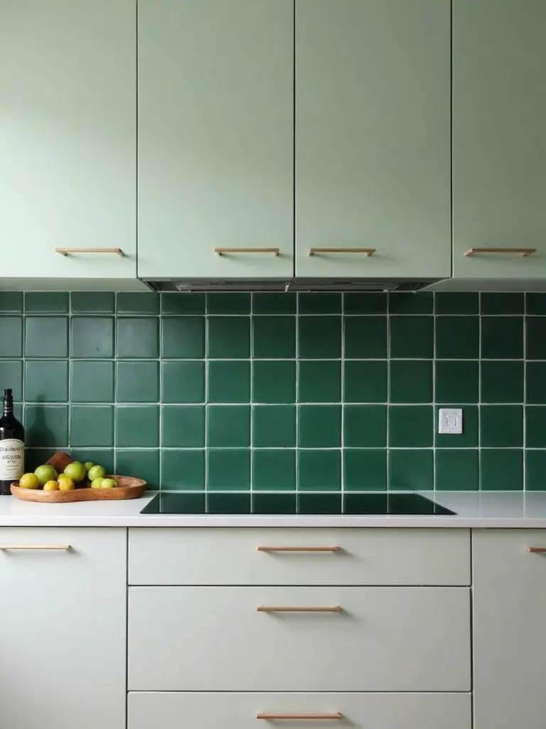 timeless minimalist nature inspired kitchen tiles