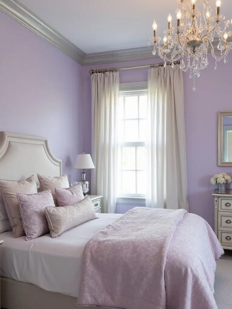 lavender metallic dreamscape design