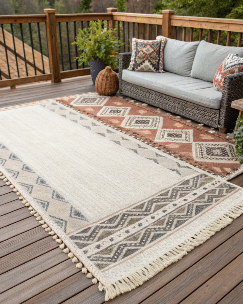 Neutral Base with Patterned Accent