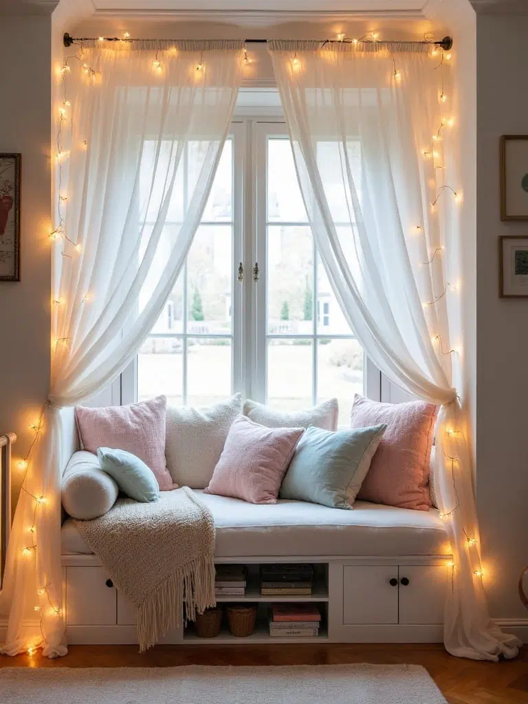 cozy imaginative reading space