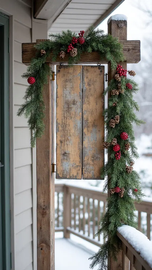 rustic weathered festive charming