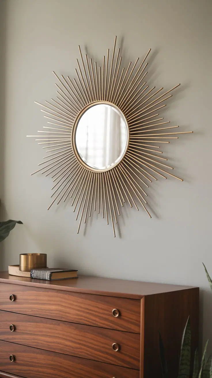 sleek modern statement mirror design
