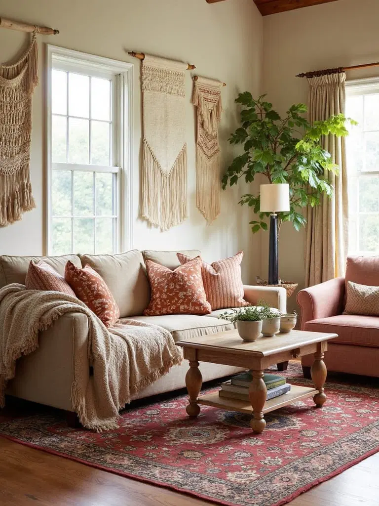 harmonize varied textiles and patterns