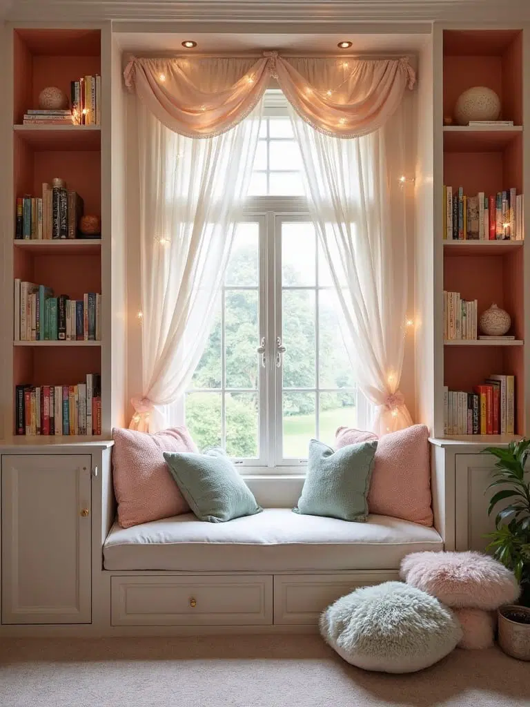 enchanting cozy book nook