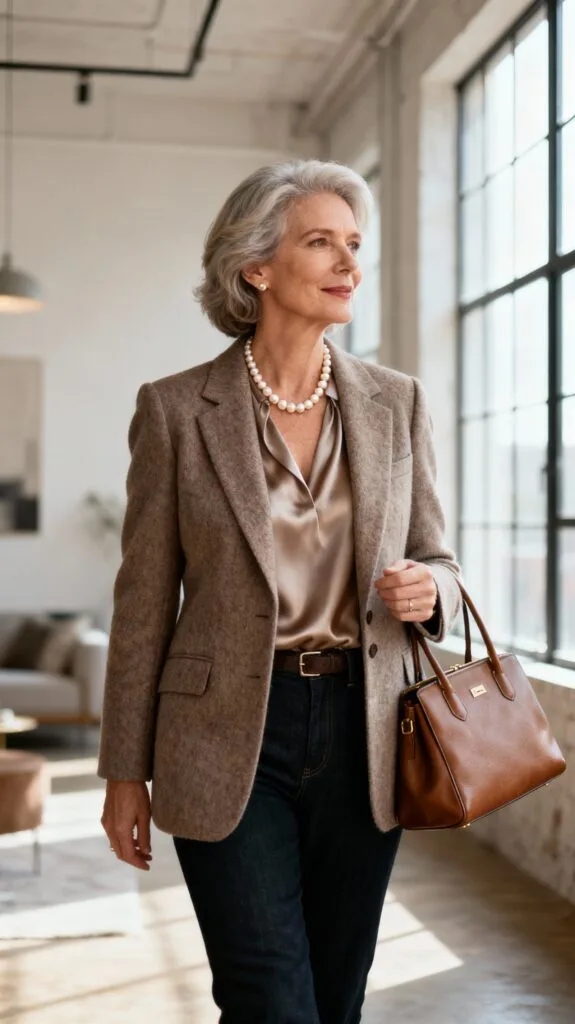 Wool Blazer and Denim