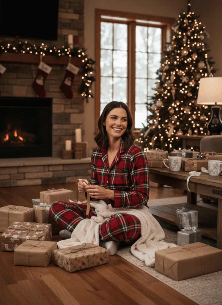 Festive pajama set