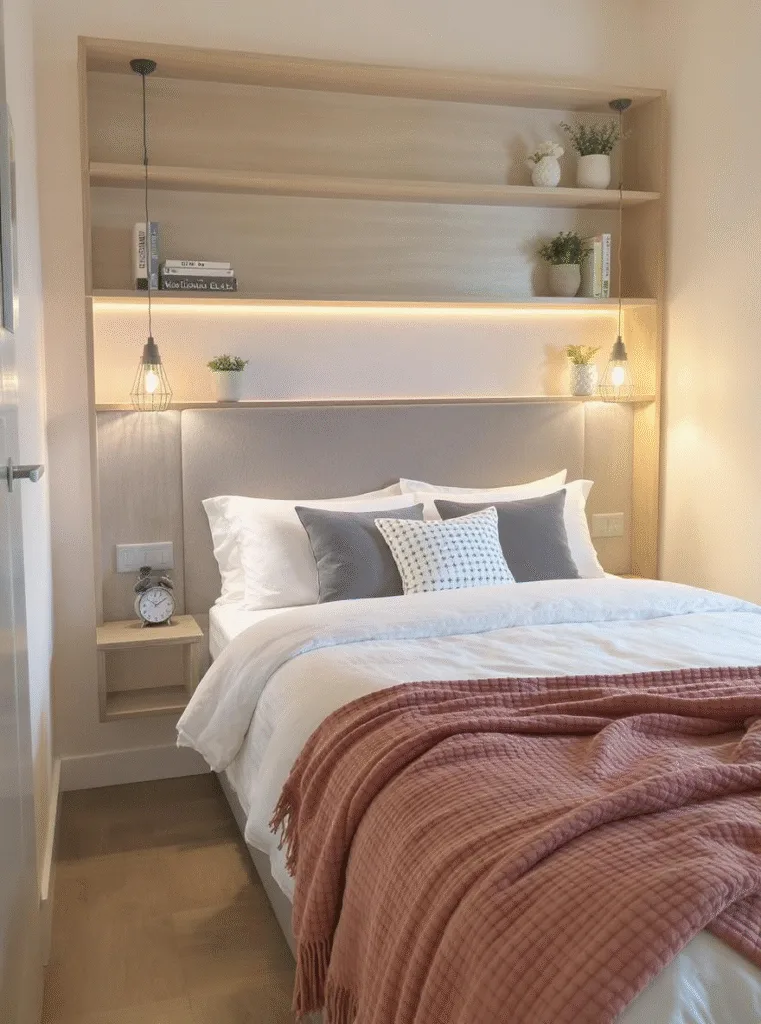 Headboard with storage