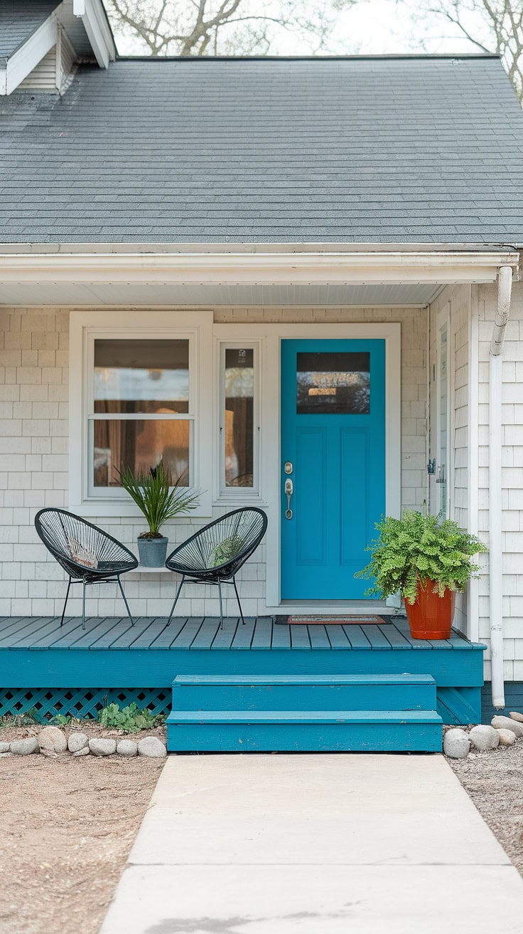 Stylish living room with a TV elegantly mounted above the fireplace