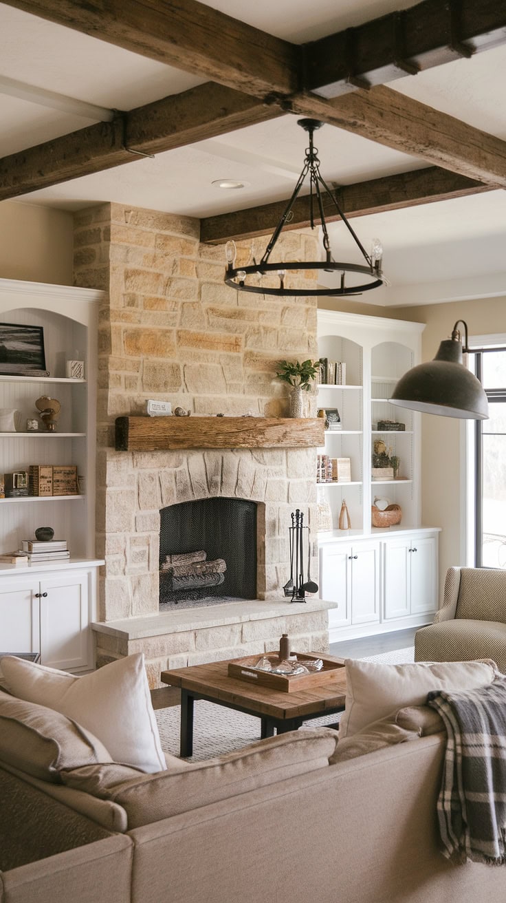 Farmhouse Fireplace Remodel