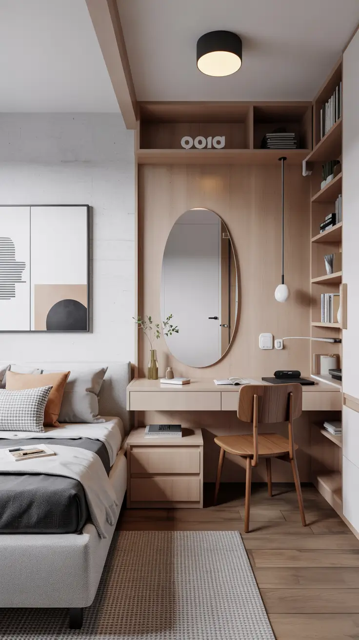 Modern Minimalist Small Bedroom