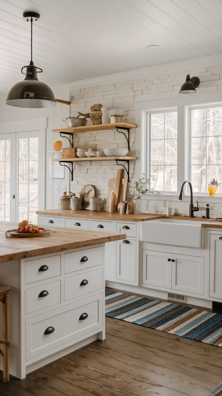 Bright and Airy Ranch Kitchen
